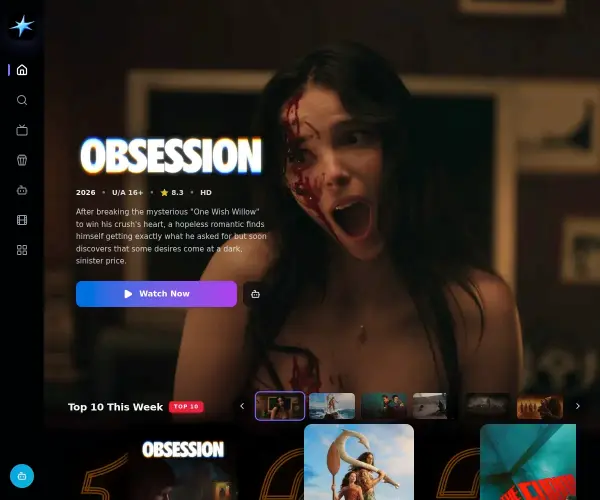 Screenshot of Skyflix